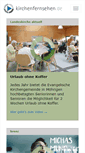 Mobile Screenshot of kirchenfernsehen.de